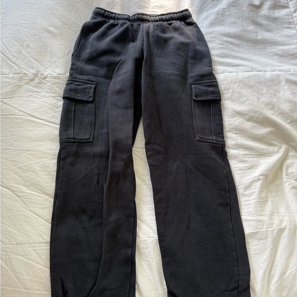 TNA Cozy Fleece Sweatpants in Charcoal